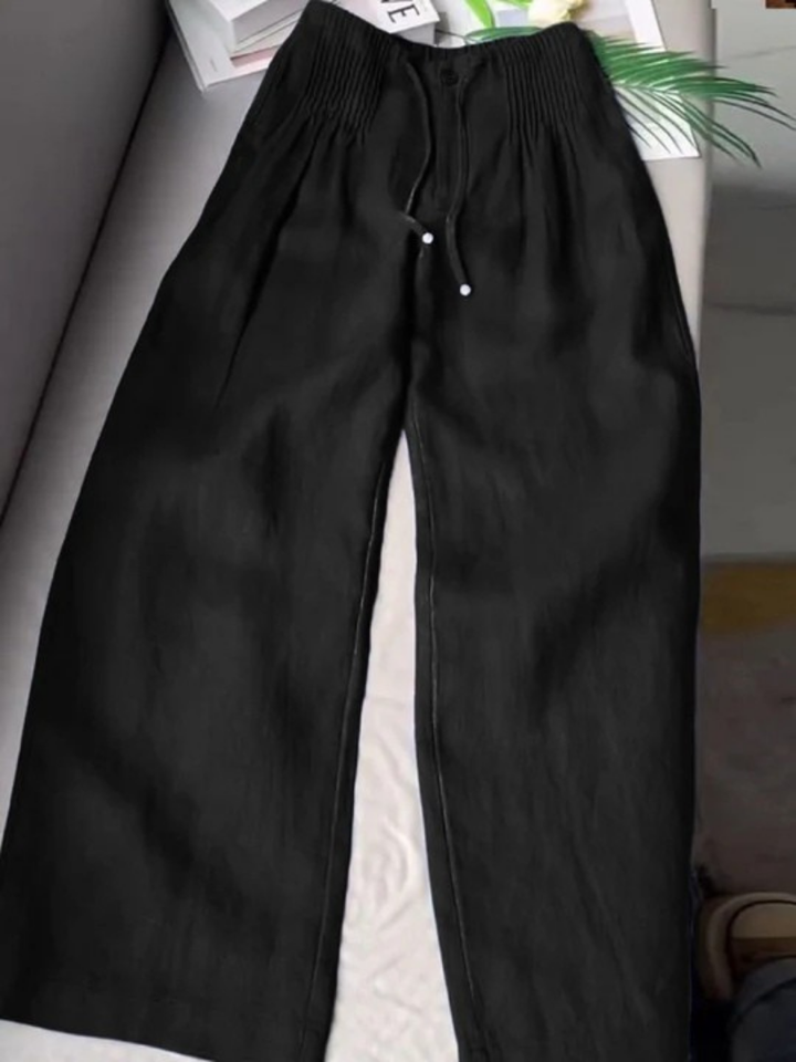 LEILA – RELAXED WIDE-LEG PANTS