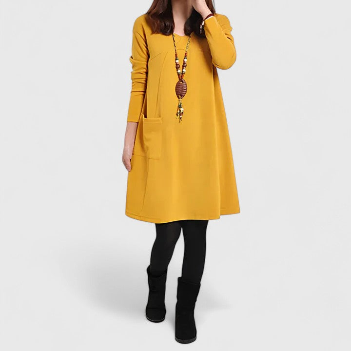 VICKY – RELAXED ELEGANCE A-LINE DRESS