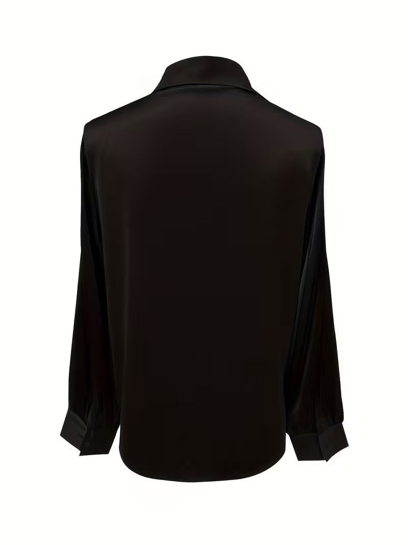 Leylah - Elegant Long Sleeve Blouse