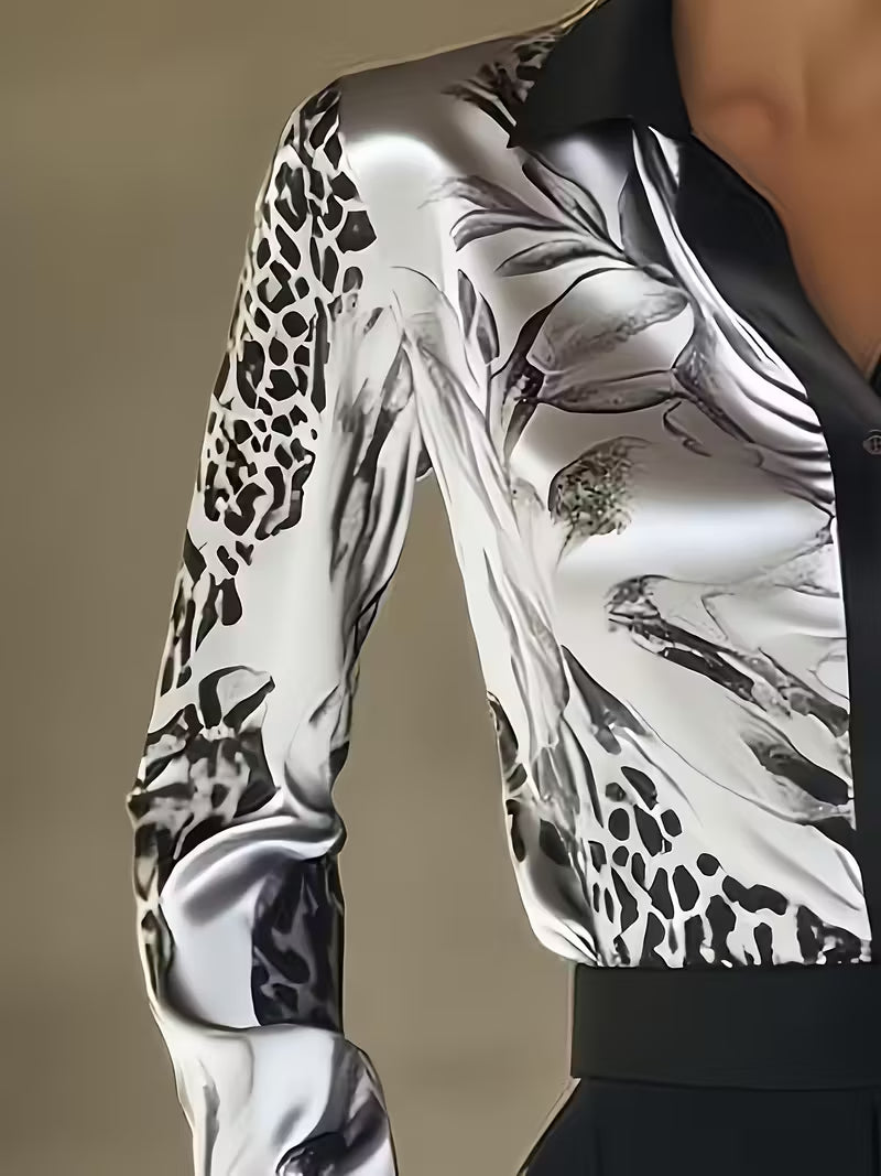 Nephthys -Long Sleeve Button-Up Shirt