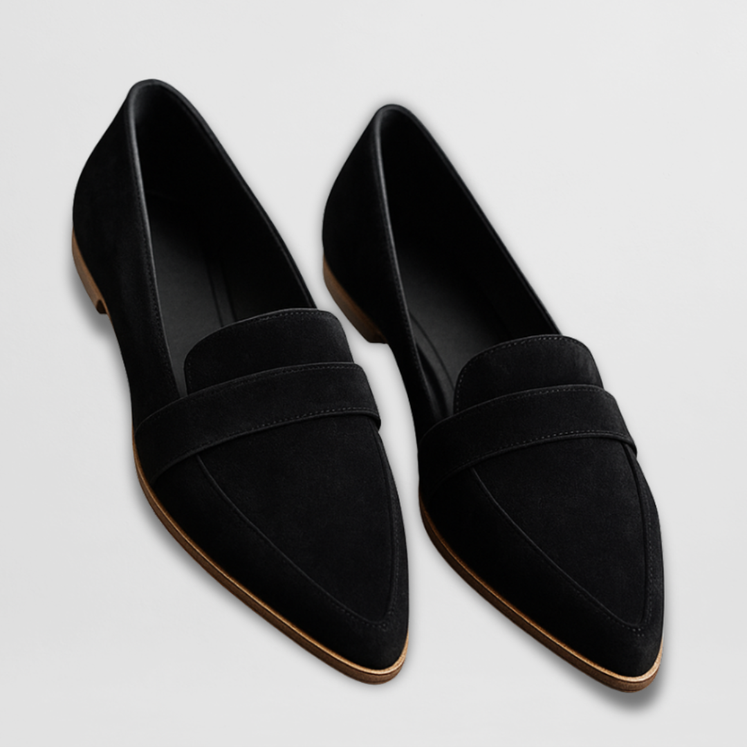 LAYLA - POINTED-TOE PENNY LOAFER