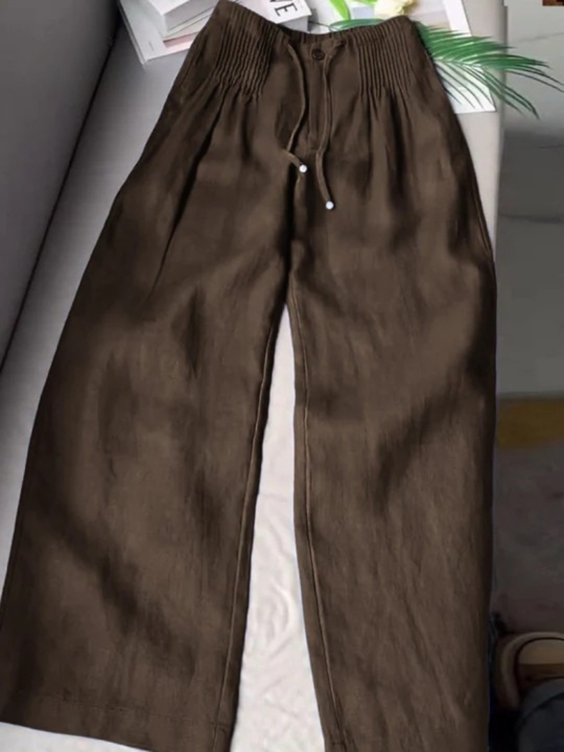LEILA – RELAXED WIDE-LEG PANTS