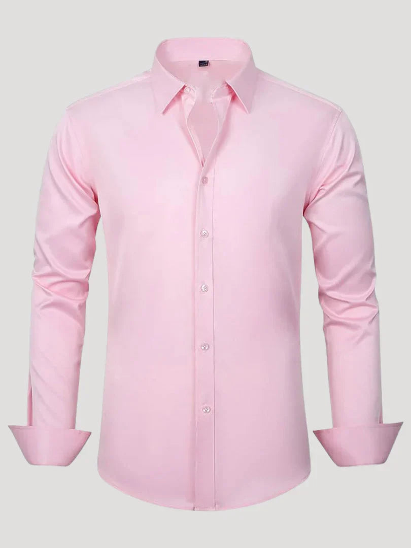Bordon - Non-Iron Stretch Shirt With Button