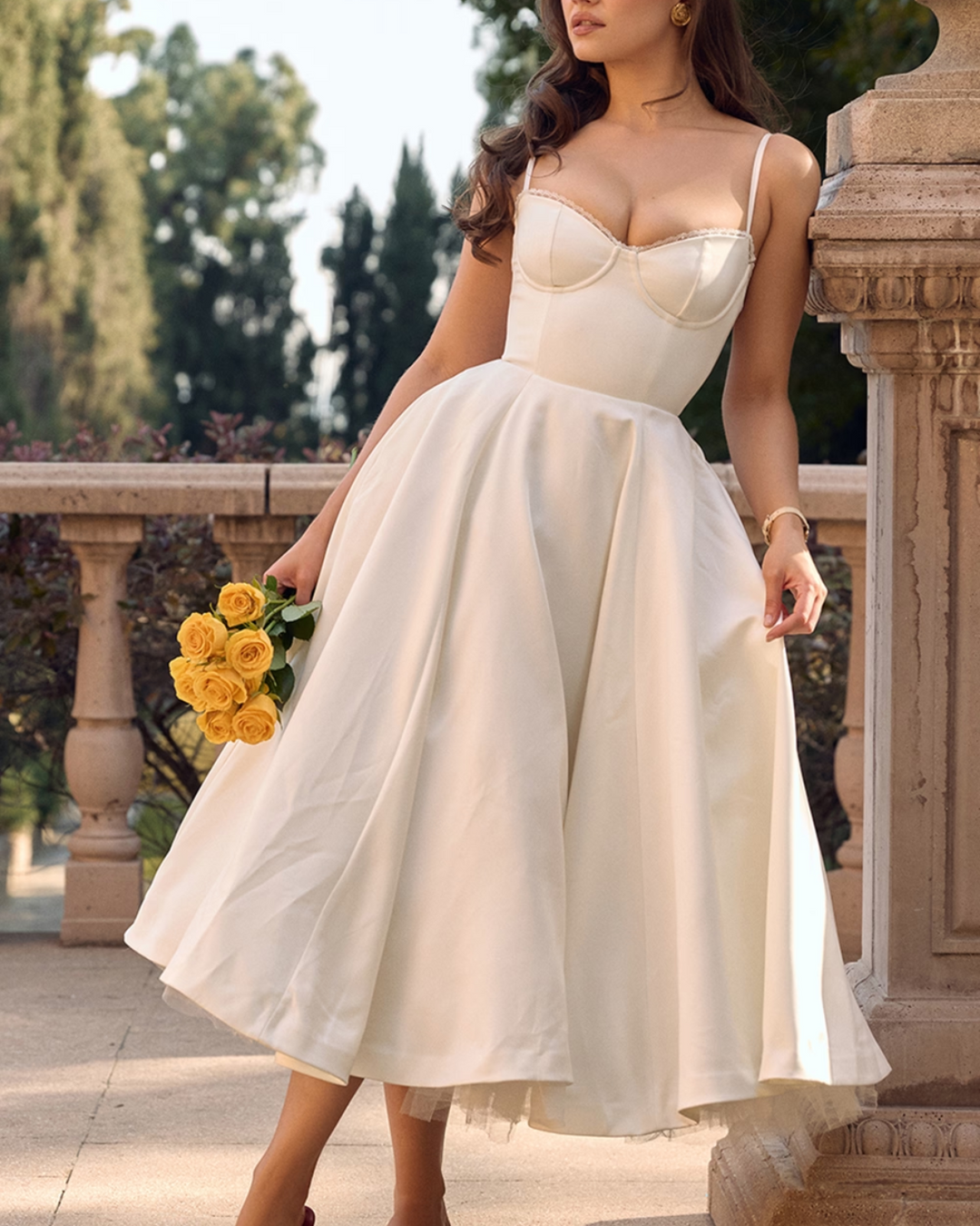 Ophira™ - Classy Corset Midi Dress