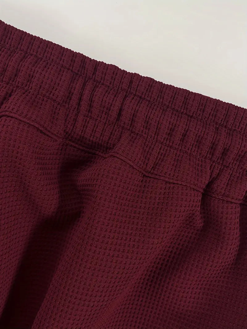 MARCUS – TEXTURED RELAXED-FIT LOUNGE PANTS