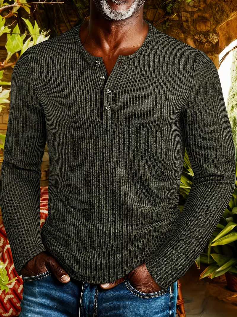 Afonso - Heavy Duty Winter Henley Shirt