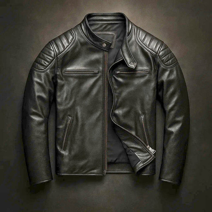 ETHAN – CLASSIC MOTORSTYLE FAUX LEATHER JACKET