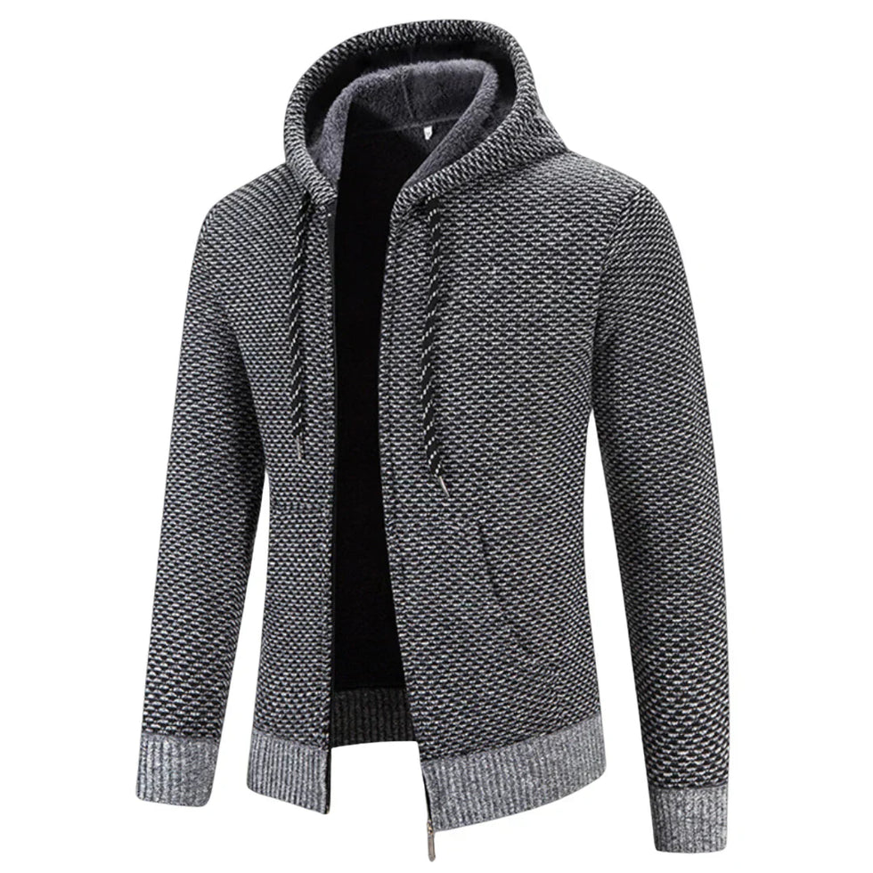 Lucien - Long Sleeve Hooded Sweater With Zipper