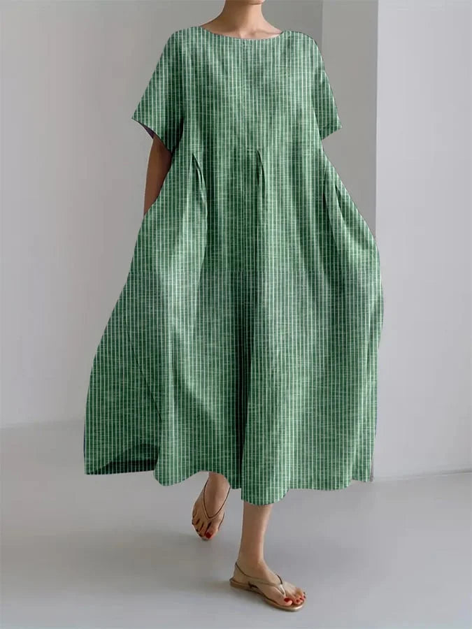 Bianca™ | Casual Long Dress with Comfortable Cut & Retro Style for Everyday Wear