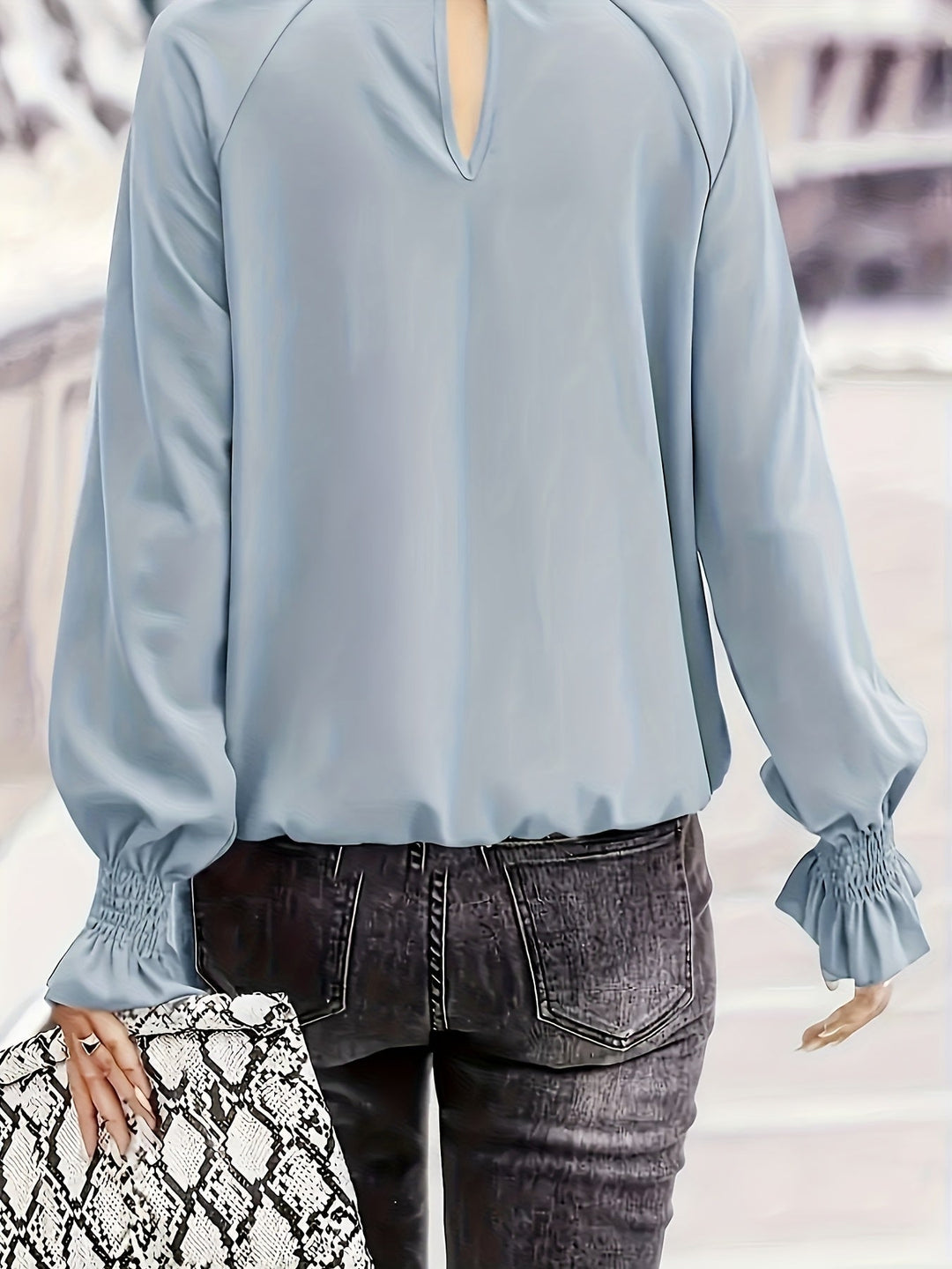 Stacy - Elegant Long Sleeve Blouse