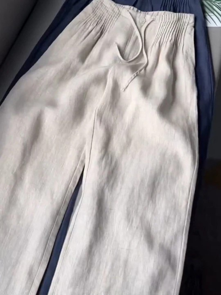 LEILA – RELAXED WIDE-LEG PANTS