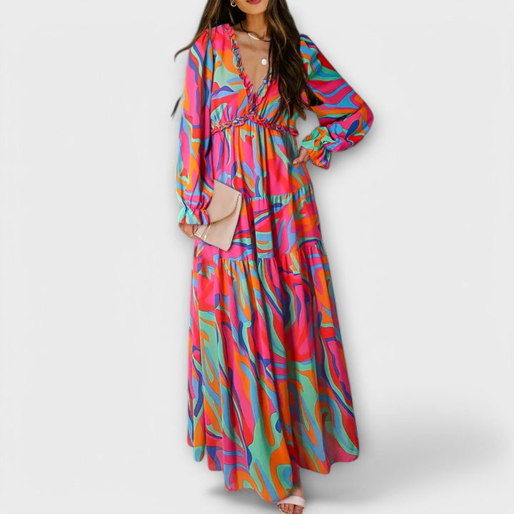 LILA – SECRET GARDEN MAXI DRESS