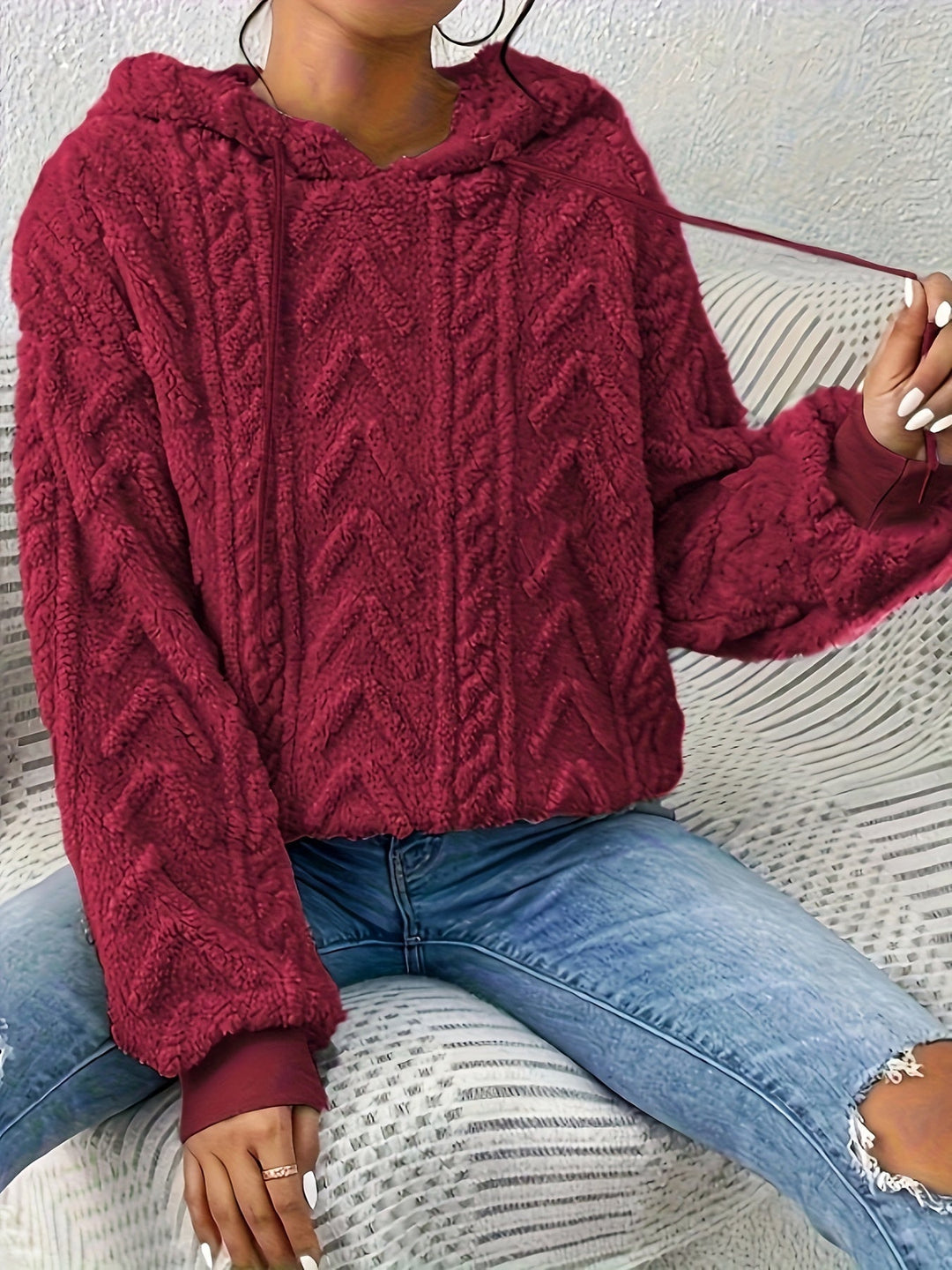 Andrine - Long Sleeve Hooded Jacket