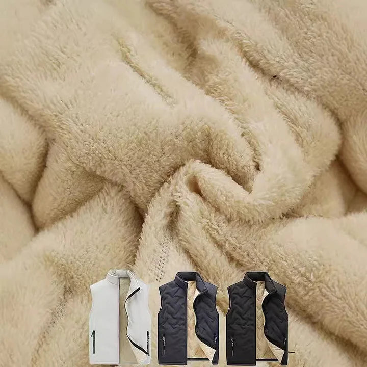 Stevie - Quilted Sleeveless Wool Vest