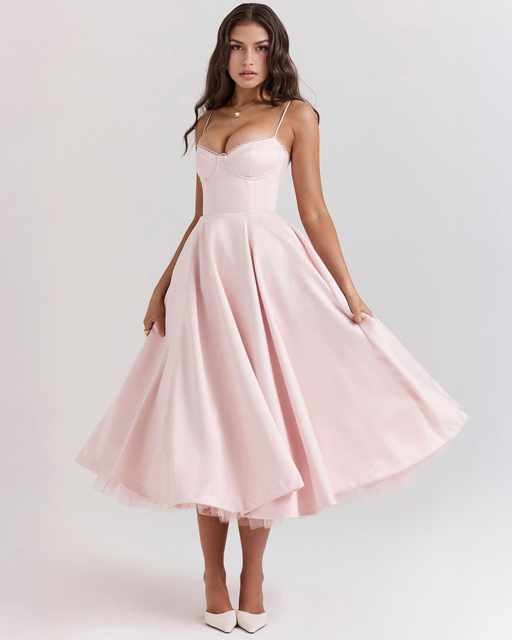 Ophira™ - Classy Corset Midi Dress