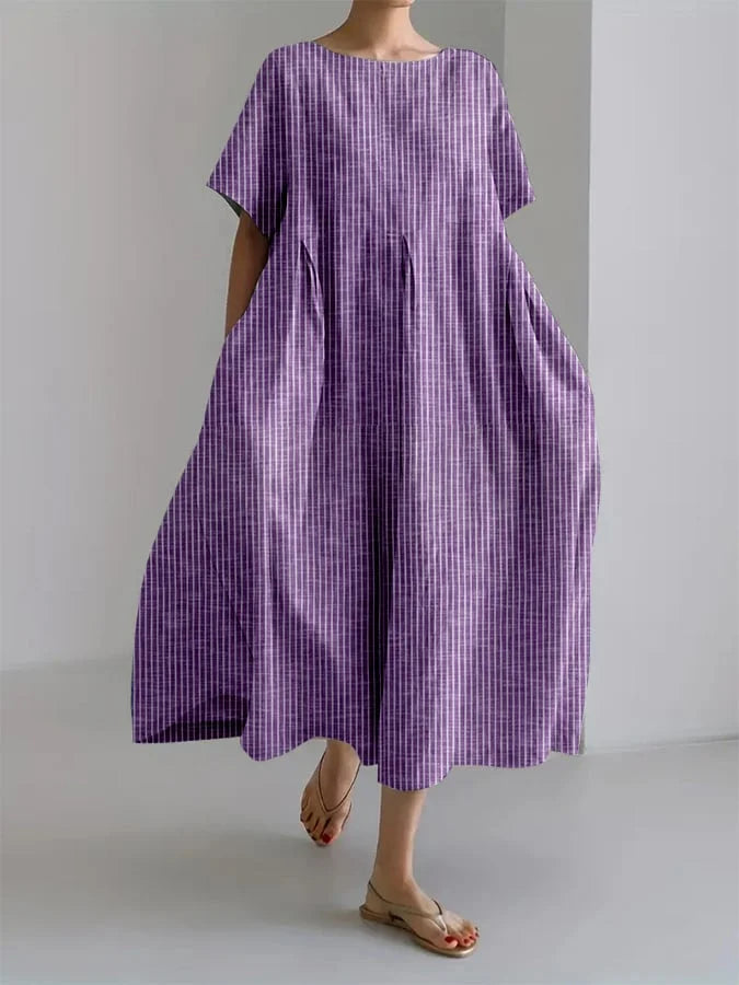Bianca™ | Casual Long Dress with Comfortable Cut & Retro Style for Everyday Wear