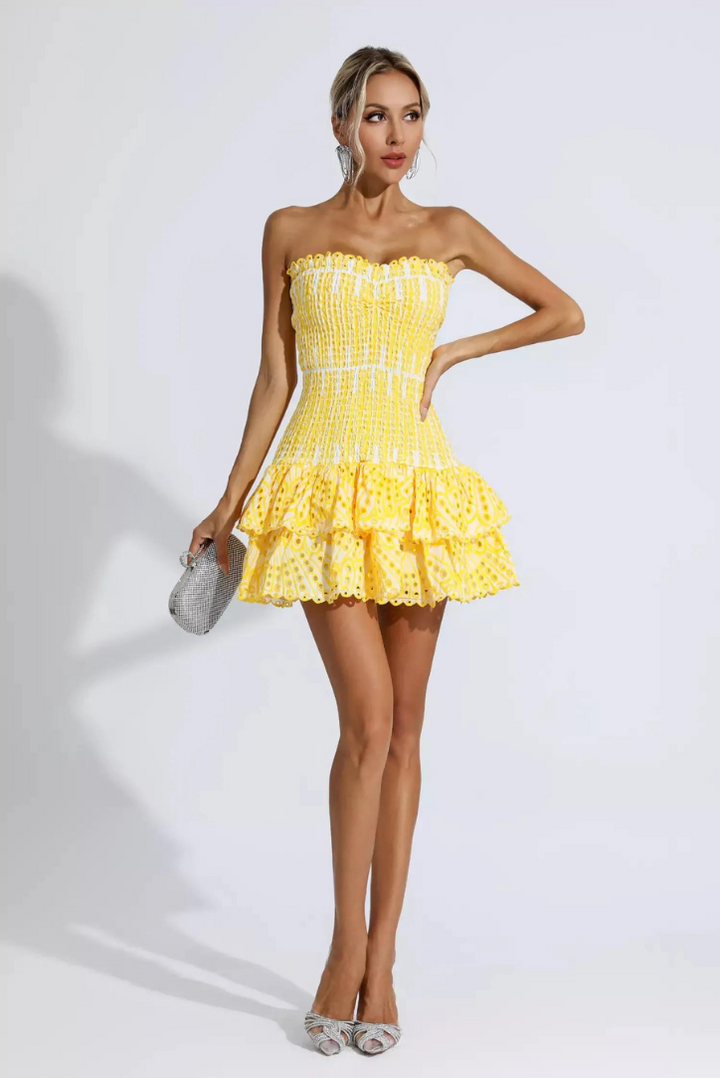 Ayana | Smocked Strapless Dress