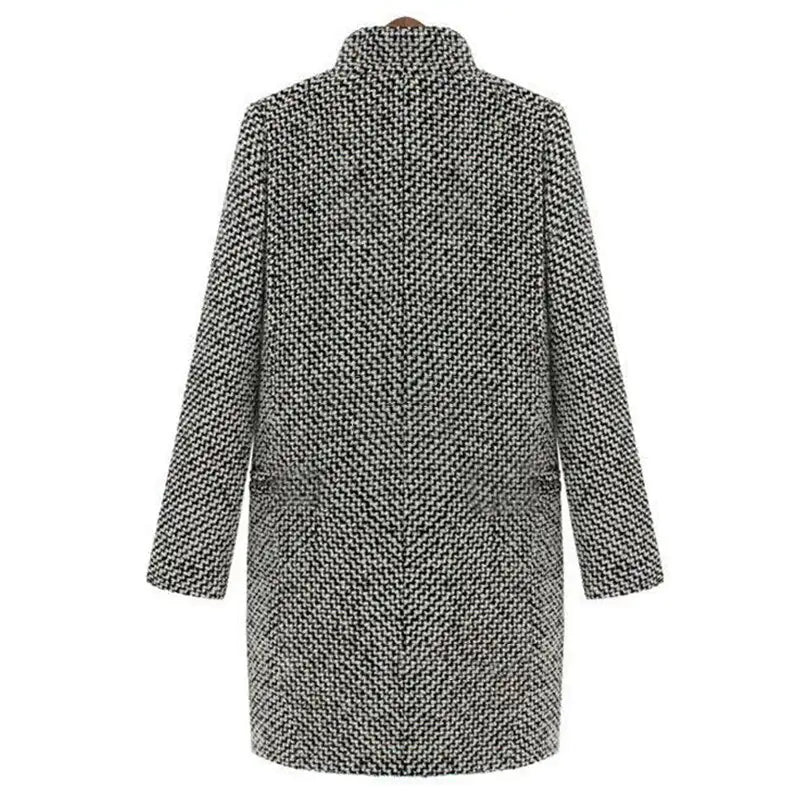 MADISON – CLASSIC HERRINGBONE LONG COAT