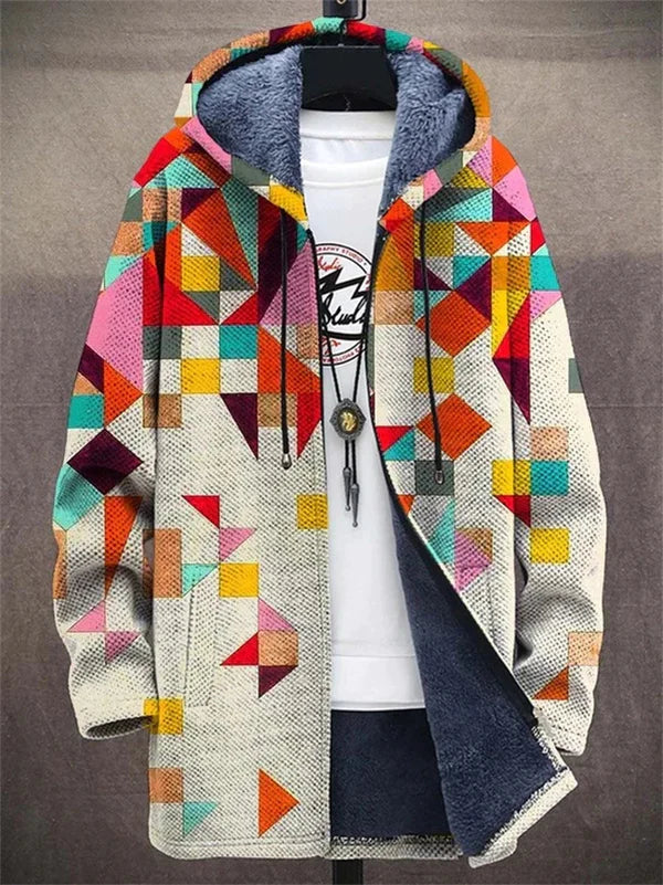 Aria - Luxurious cardigan with artistic Inspiration Zipper