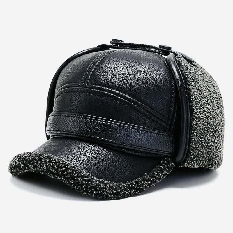 Arkadiusz - Fur Leather Cap
