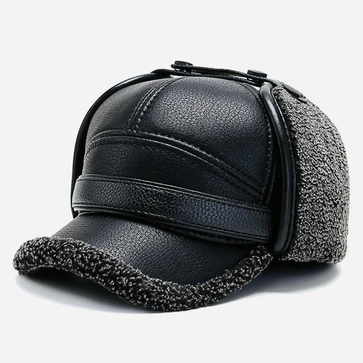 Arkadiusz - Fur Leather Cap