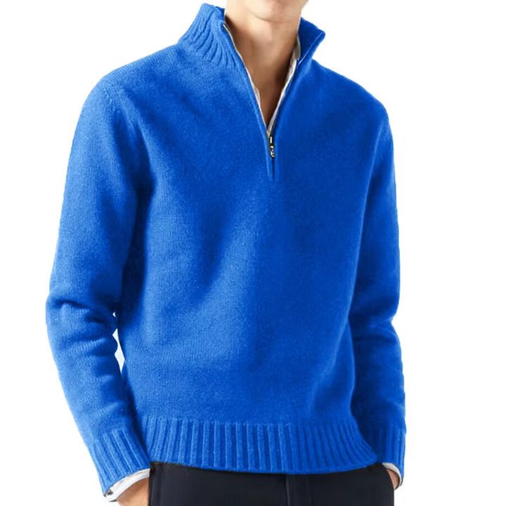 Larsen - Knitted Half Zipper Sweater