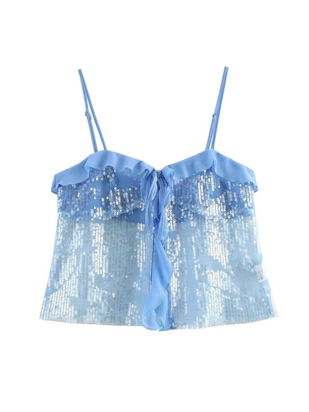 Jolene | Spaghetti Strap Sequin Top