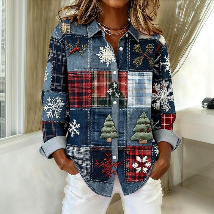 Jamilya - Casual Christmas Blouse