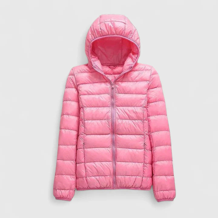 HAILEY – LIGHTWEIGHT PUFFER HOODED JACKET