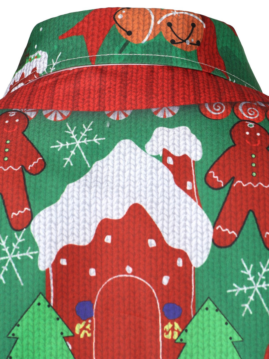 Grant - Men's Christmas Funny Outfit Holiday Party ugly Long-Sleeved Shirt