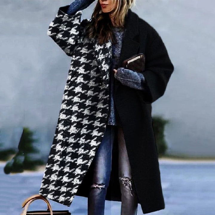 MARINA – VIBRANT OVERSIZED PLAID LONG COAT