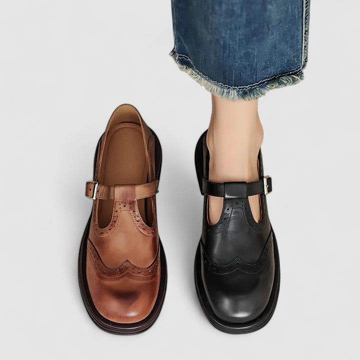 CHARLOTTE - CLASSIC BUCKLE BROGUES