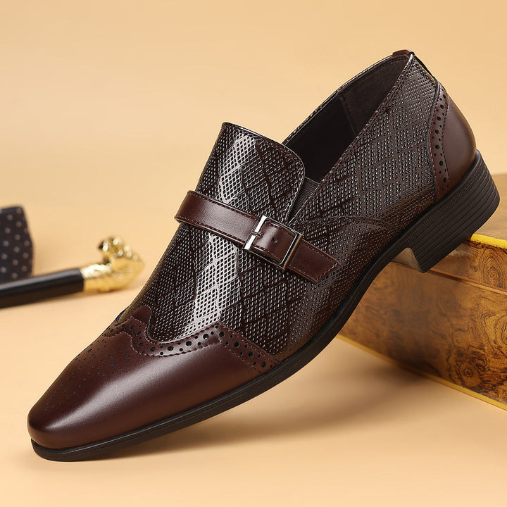 Pastor - Leather Buckle Dress Shoes