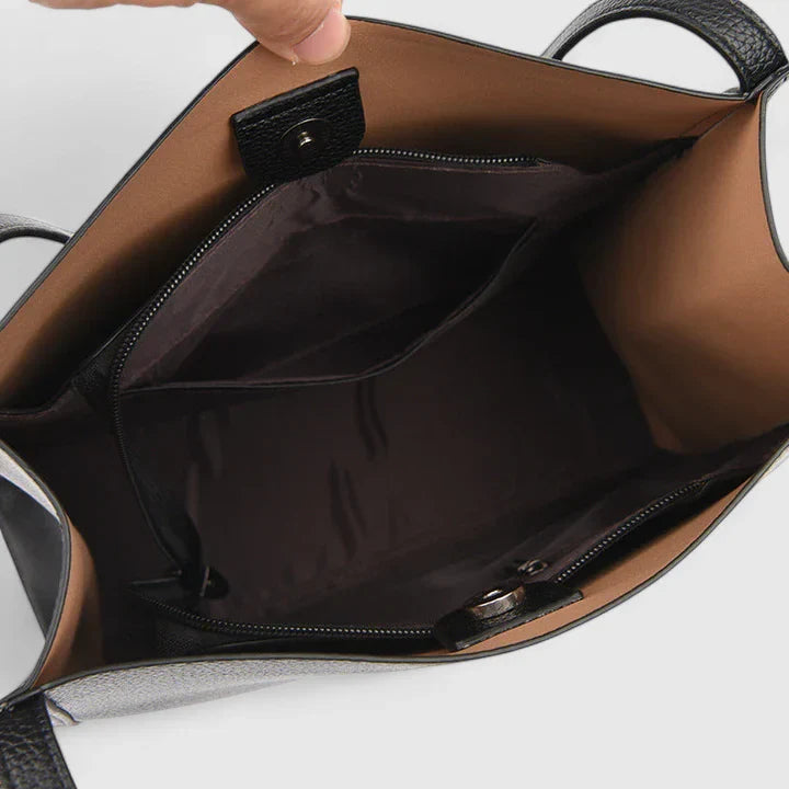 MIA – MINIMALIST PEBBLED SHOULDER TOTE
