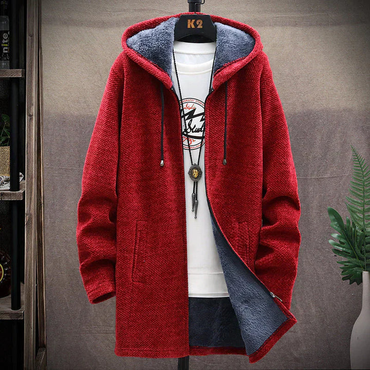 AIDEN – COZY FLEECE-LINED HOODED JACKET