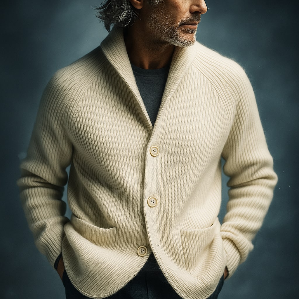 Lannister - Ribbed Wool Cardigan