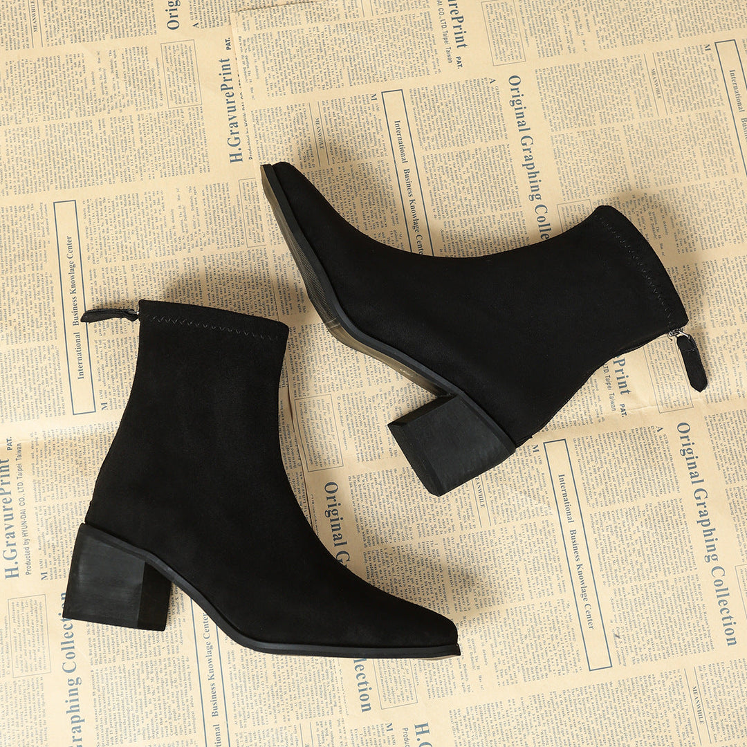 Sheley - Elegant Suede Ankle Boots