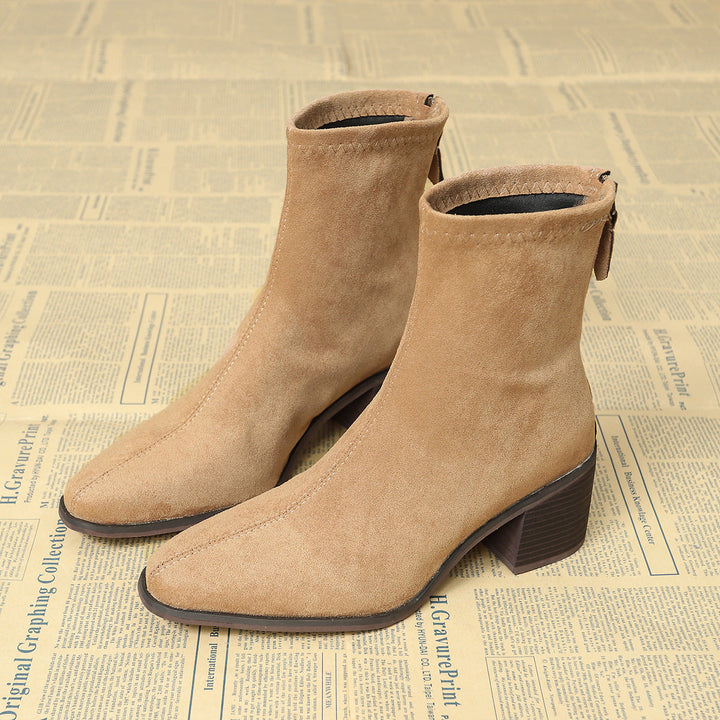 Sheley - Elegant Suede Ankle Boots