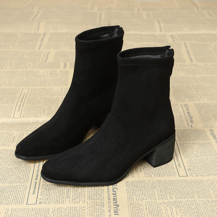 Sheley - Elegant Suede Ankle Boots