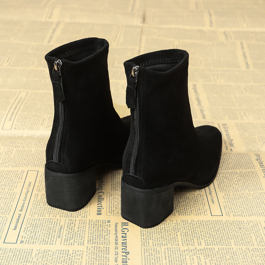 Sheley - Elegant Suede Ankle Boots
