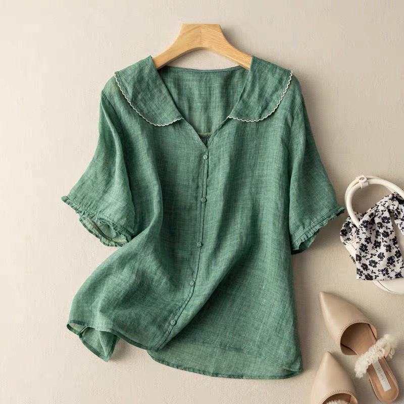 HAILEY – SUMMER BUTTON BLOUSE