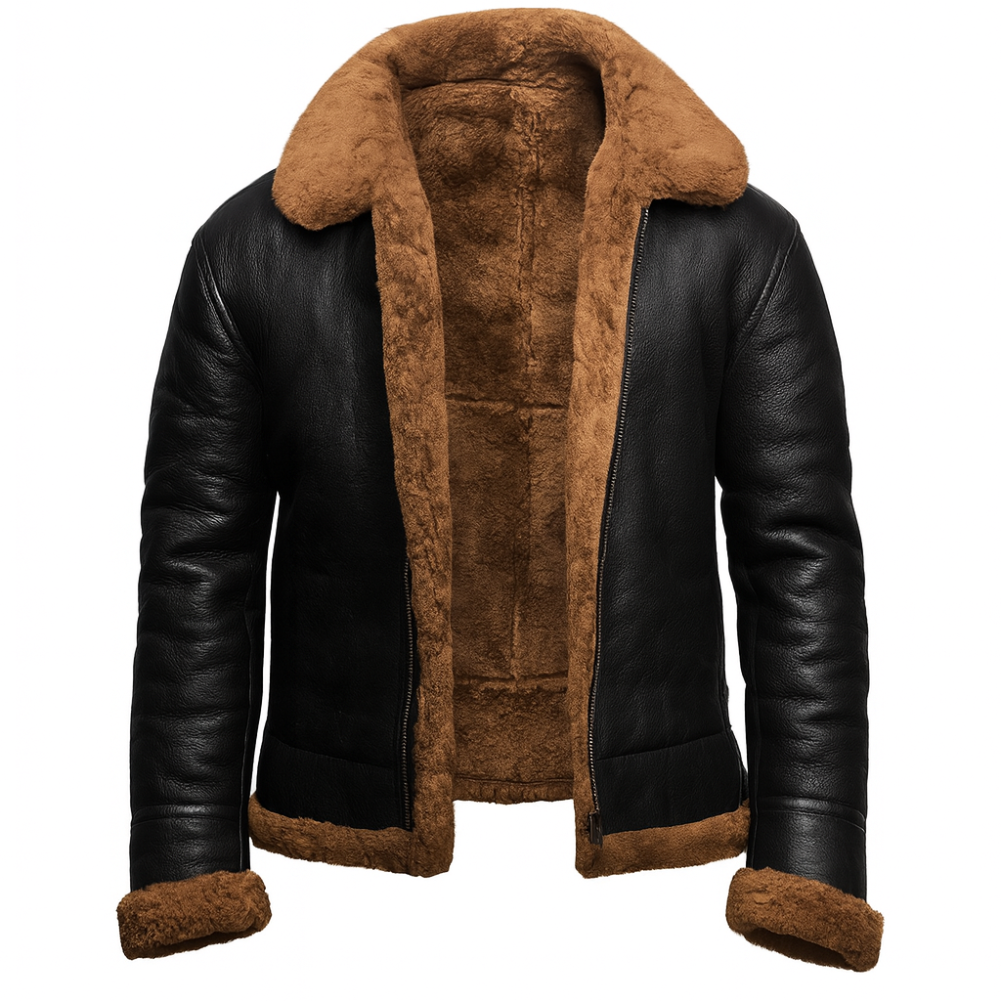 Daario - Long Sleeve Aviator Jacket