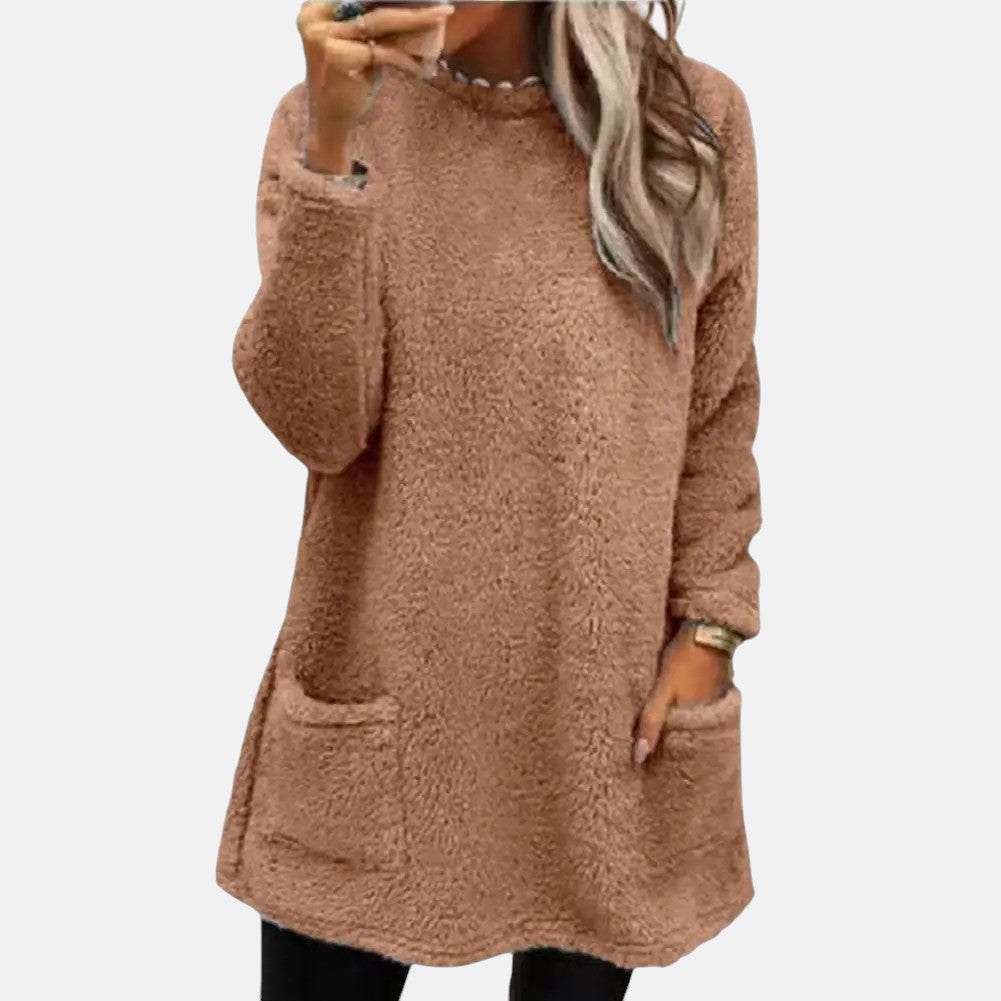ISABEL – COZY FLEECE LONG SWEATSHIRT