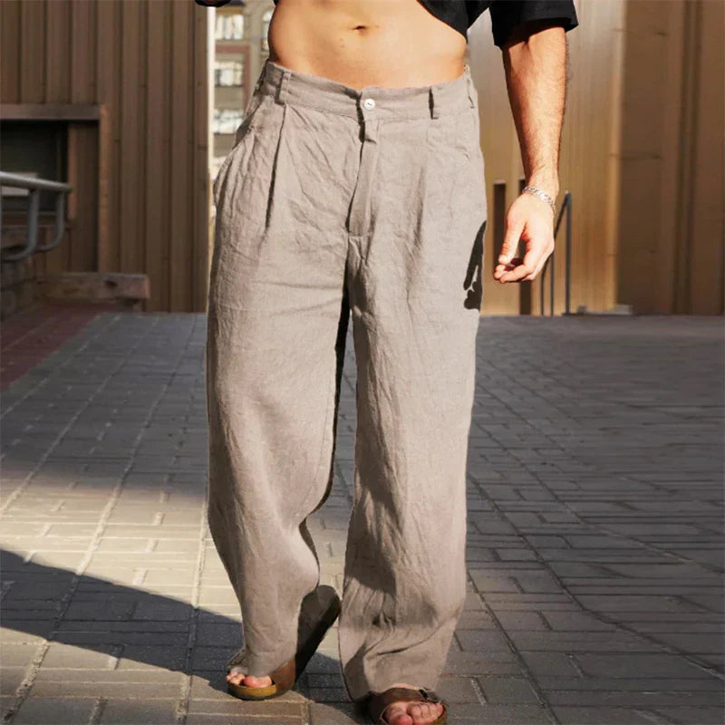 ANDREI – RELAXED STRAIGHT-LEG PANTS