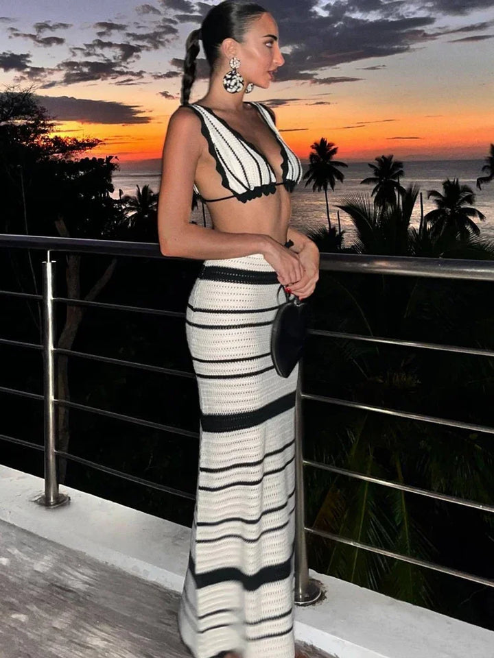 Amari | Striped Two-Piece Set