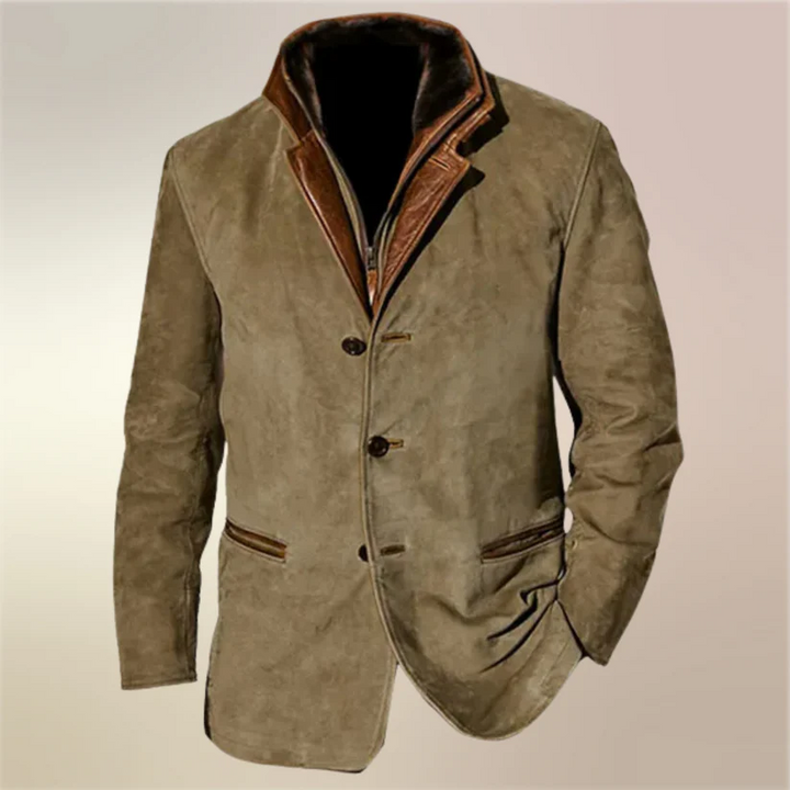 Cesario - Classic Vintage Leather Jacket
