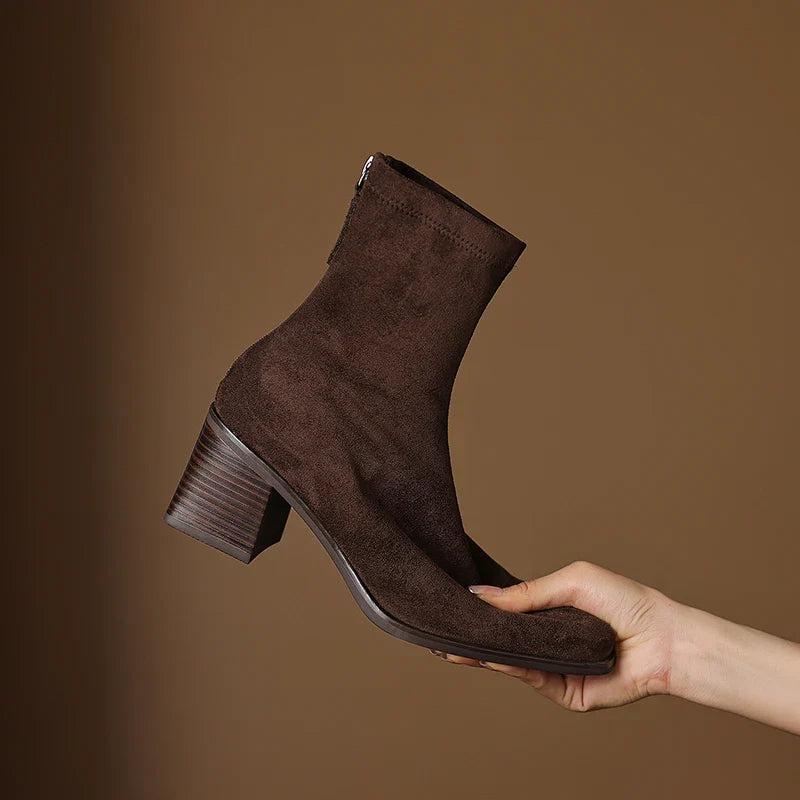 Sheley - Elegant Suede Ankle Boots