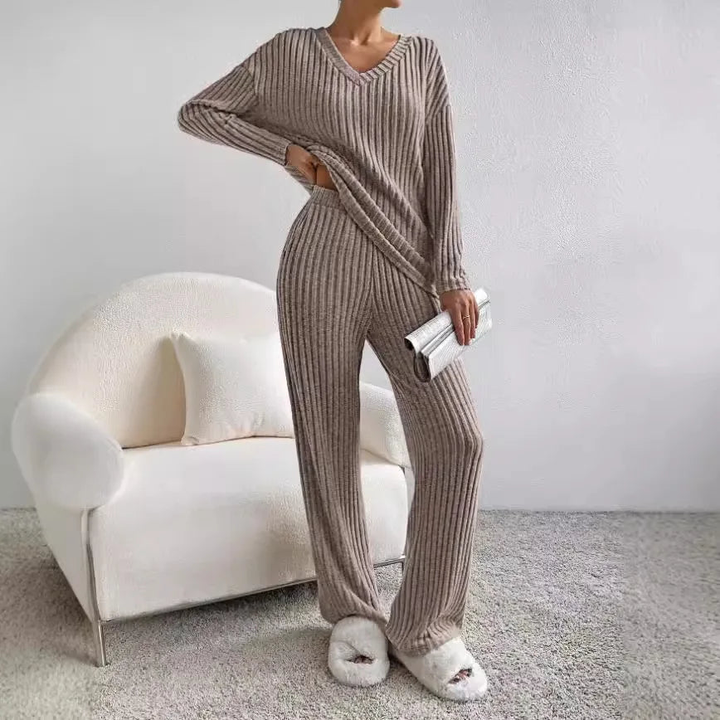SABINA – Cozy Wide-Leg Lounge Set