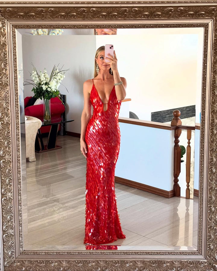 Aseel | Sequin Maxi Dress