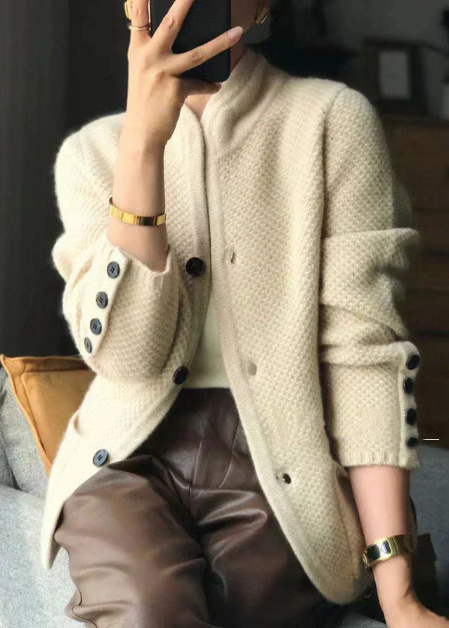 COLETTE – CLASSIC BUTTON KNIT CARDIGAN